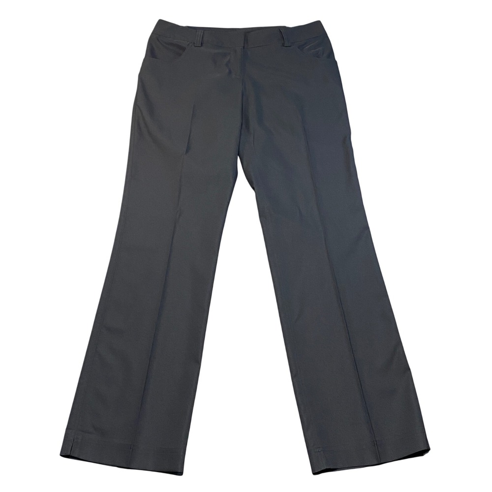 Adidas Golf Pants Womens 4 Black Straight Leg Stretch Trouser X33849 AE7005